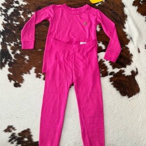 GAP Pink Long Sleeve Pajama Set